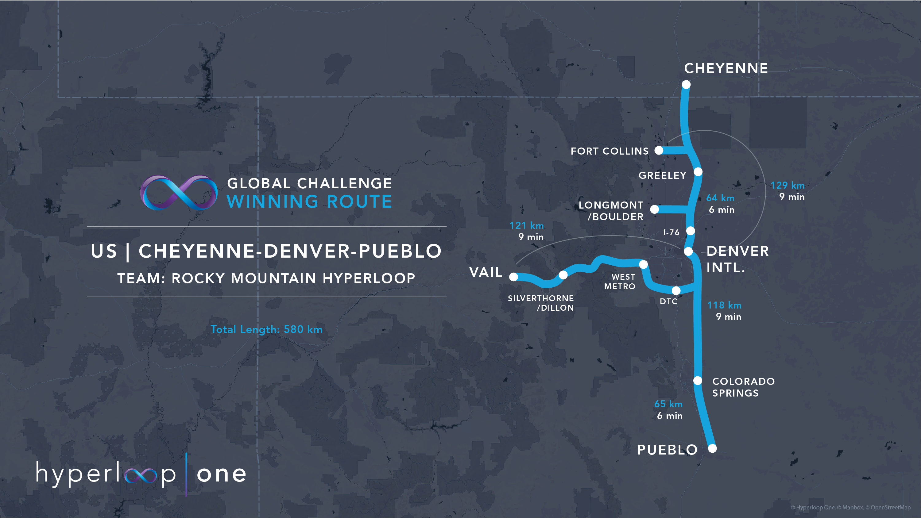 US Cheyenne-Denver-Pueblo Map