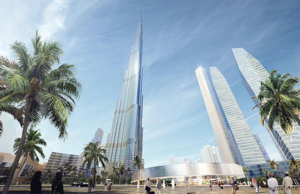 Burj Khalifa Hyperportal, View towards Main Entrance, Dubai
