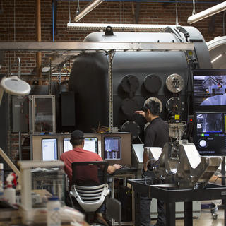 Our levitation test rig at our downtown Los Angeles Innovation Campus.