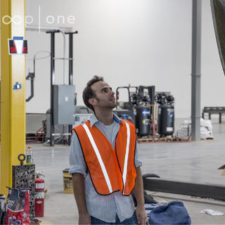 Co-founder and President Josh Giegel taking it all in at our Metalworks shop in North Las Vegas.
