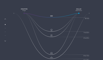 Hyperloop One Houston to Dallas compared 